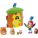 Panenky Mattel Enchantimals tajné útočiště nejlepších přátel Parrot Peeki Tree Hut