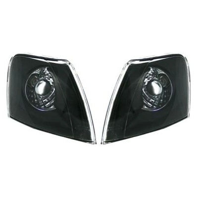 Кристални мигачи до фара VW Passat (97-01) - черни