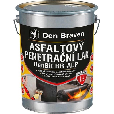 Den Braven Asfaltový penetrační lak 4,5kg DenBit BR-ALP