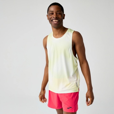 Brooks Dash Singlet Printed Euphoryc Luminary