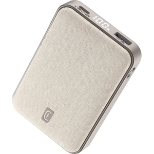 Cellularline Портативна батерия Cellularline - Glam, 10000 mAh, бежова (14326)