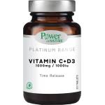 Power Health Platinum Range Vitamin C + D3, 1000 mg/1000 IU, 30 таблетки, Power of Nature