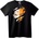 NOONEBRAND Тениска Naruto Разкъсано Лице - L, Black