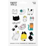 TATTonMe Водоустойчиви временни татуировки Котки микс (TMCats)