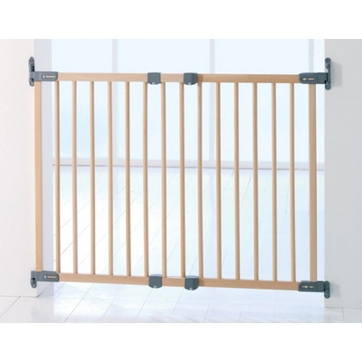 BabyDan Flexi Fit NEW zábrana dřevo Buk/stříbrná 69-106 cm – Zbozi.Blesk.cz