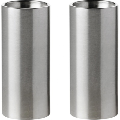 Stelton Комплект солница и пиперник ARNE JACOBSEN, комплект от 2 бр. , сребро, неръждаема стомана, Stelton (SN0101)