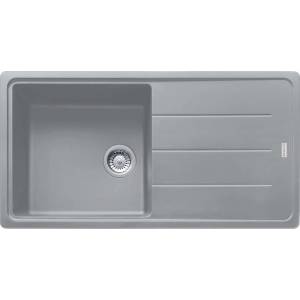 Franke Basis - Мивка от фрагранит BFG 611, 97x50 см, сив камък 114.0285. 314 (114.0285.314) Мивка за вграждане