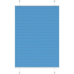 vidaXL Плисирана щора Синя 95x150 cm Ширина на плата 94, 4 cm (4015193)