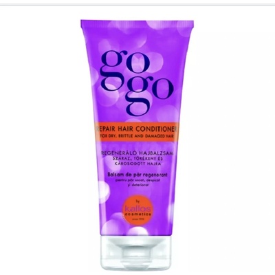 Kallos Gogo regeneračný kondicionér pre suché a poškodené vlasy Repair Hair Conditioner for Dry Brittle and Damaged Hair 200 ml