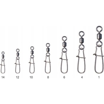 Mistrall Karabínka Fastlock veľ.8 10 ks