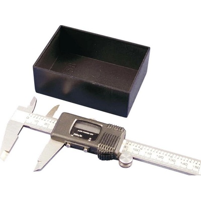 Hammond Electronics 1596B112-10 odlévané pouzdro 25 x 25 x 25 ABS černá 10 ks