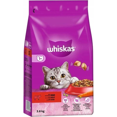 Whiskas suché krmivo pro hovězí 3,8 kg