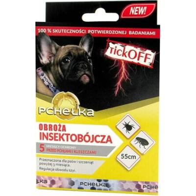 PCHEŁKA TickOff Insekticídny Obojok pre psov 65 cm