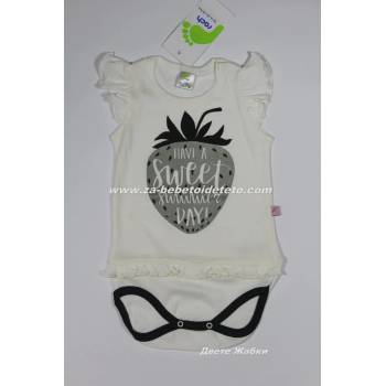 Image 1 of Rach Боди Ягодка, 68, 80, 86, 92, 98 /бял/