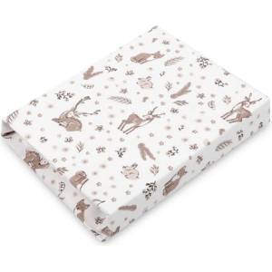  Чаршаф с ластик Forest Beige памучен 60X120 Sensillo