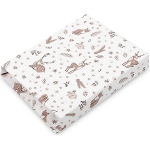  Чаршаф с ластик Forest Beige памучен 60X120 Sensillo