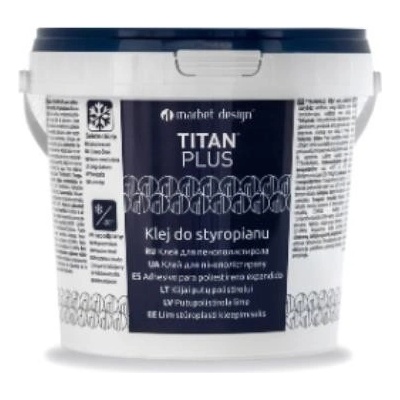 IMPOL TRADE lepidlo na polystyren TITAN PLUS 1 kg biely