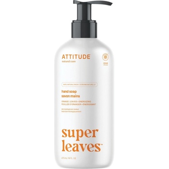 ATTITUDE Течен Сапун за Ръце Liquid Hand Soap, Orange Leaves, Super leaves, ATTITUDE