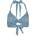 DEDICATED Дамско бикини горнище DEDICATED Women's Bikini Top Gullholma Bikini top - Thin Stripe / Majolica Blue (150-5210-0512)