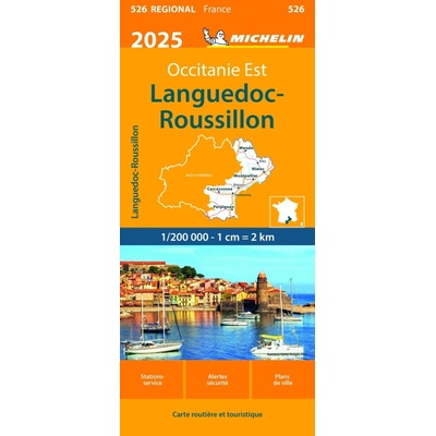 mapa Languedoc-Roussillon 1:200 t.