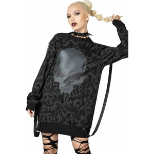 KILLSTAR дамска рокля KILLSTAR - Doom Tribe Sweat - Черен - KSRA007516