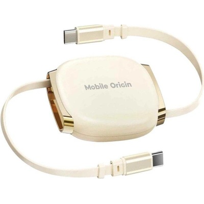 Mobile Origin MO-CB7-BG 100W Samonavíjecí USB-C na USB-C béžový