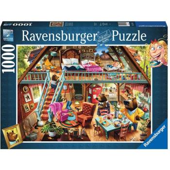 Ravensburger Пъзел Ravensburger от 1000 части - Златокоска е хваната! (7017311)