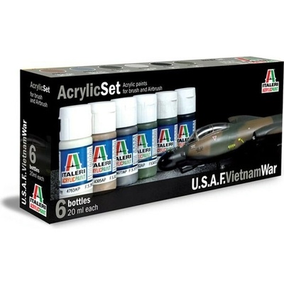 Italeri Sada farieb Acryl Set U.S.A.F. Vietnam War
