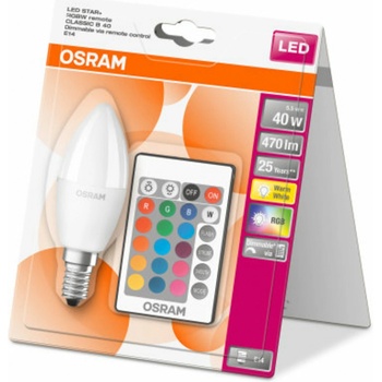 Osram LED A+ A++ E E14 tvar svíčky 5.5 W teplá bílá 1 ks