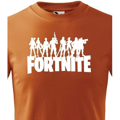 Dětské tričko Fortnite Oranžová Canvas Dětské tričko Bezvatriko.cz 1