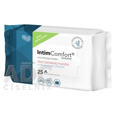 INTIMComfort Vlhčené ubrousky multipack anti-intertrigo komplex 25 ks