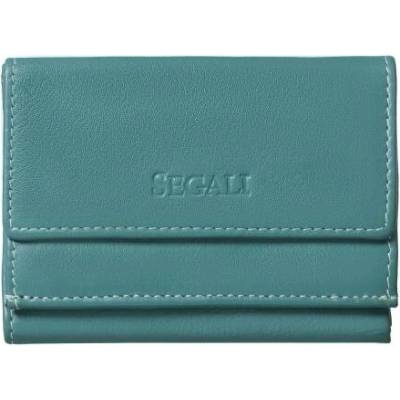Segali dámska malá kožená peňaženka SG 21756 emerald