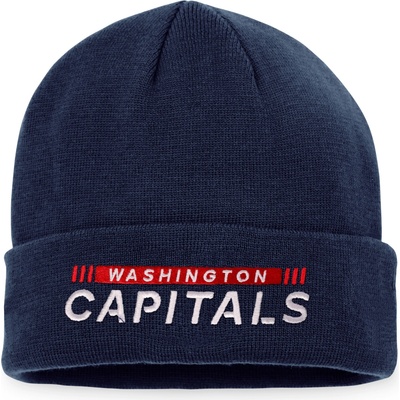 Fanatics Zimní čepice Washington Capitals Authentic Pro Game & Train Cuffed Knit Athletic Navy