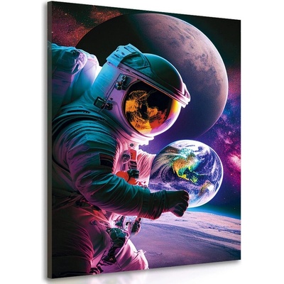 Obraz astronaut na vesmírné výpravě - 80x120