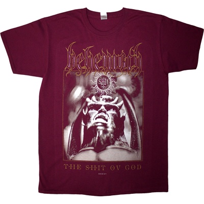 Behemoth The Shit Ov God Cover (Back Print) Red XL Риза (BEHETS12MR04)
