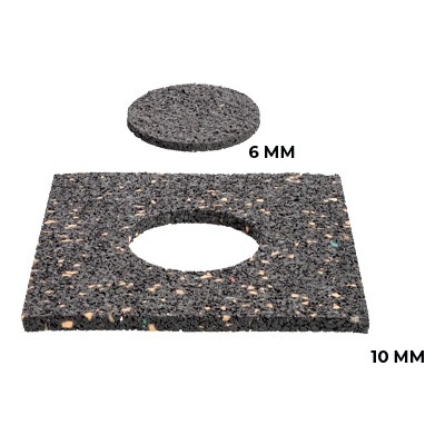Podložka Buzon U-PAD-GROUND 200 x 200 x 10 mm U-PAD-GROUND-10