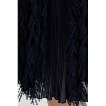 Sandro Ferrone Рокля Sandro Ferrone в тъмносиньо среднодълга разкроена S18XBERYKER (S18XBERYKER)