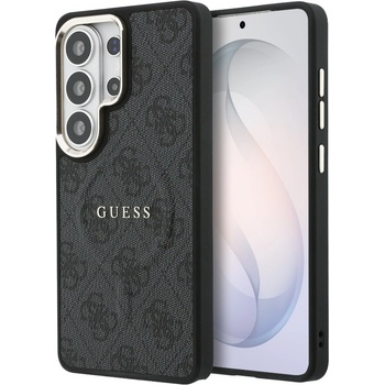 GUESS Гръб Guess за Samsung Galaxy S26 Ultra, PU, Leather, 4G Gold Frame, Magnetic Case, Черен