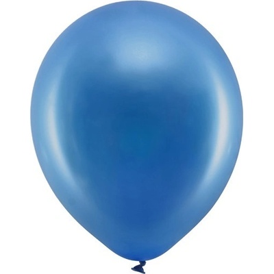 Party Deco Латексови Балони Металик, Нави Синьо 30см