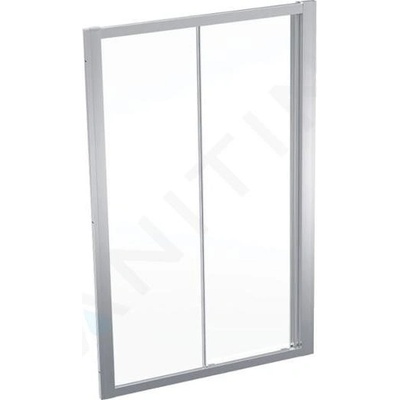 Geberit GEO Sprchové dvere 120x190 cm, strieborná/číre sklo 560.153.00.2