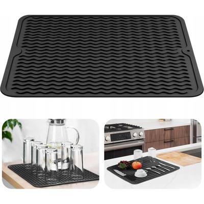 Silikonová Podložka do Dřezu Odkapávač Nádobí Ochranná Protiskluzová – Zboží Mobilmania
