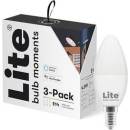 Lite bulb Moments White and Color Ambience E14 Google Home, Amazon Alexa , 3 ks