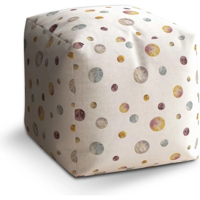 Sablio Taburet Cube Galaktické bubliny: 40x40x40 cm