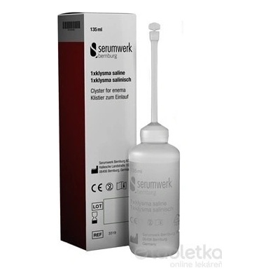Serumwerk Bernburg Klysma salinická klystír na výplach 135 ml