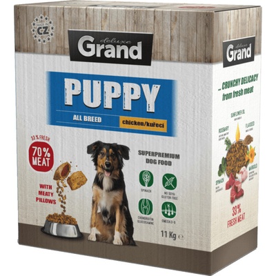Grand Deluxe Puppy Granule kuřecí 11 kg
