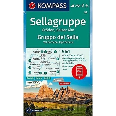 Sellagruppe, Gruppo del Sella 59 NKOM - Kompass