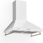 Klarstein Victoria абсорбатор 60 см ретро дизайн 630 м³/ч 2 LED лампи (DSM-Victoria-60WH) (DSM-Victoria-60WH) - klarstein