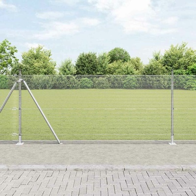 vidaXL Svařovaná drátěná plotina s betonovou základnou 25 x 1 m