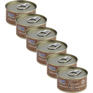 Fish4Dogs Fish4cats Finest Сардини и Скумрия 6 x 70 г