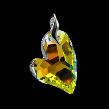 iŠperky Strieborný prívesok srdiečko Swarovski ID|106975